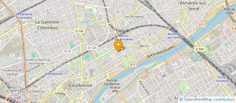 localisation de l'entreprise MONSIEUR ARNAUD GRELOU à COURBEVOIE