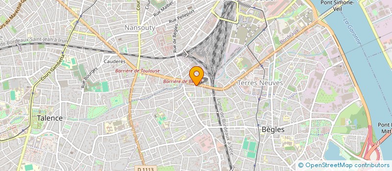 localisation de l'entreprise MONSIEUR ARNAUD GRENIER à BEGLES