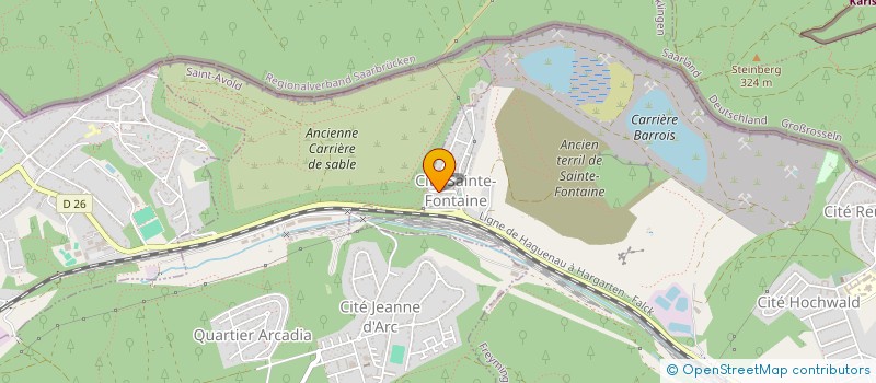 localisation de l'entreprise MONSIEUR ARNAUD GRESSEL  FREYMING-MERLEBACH