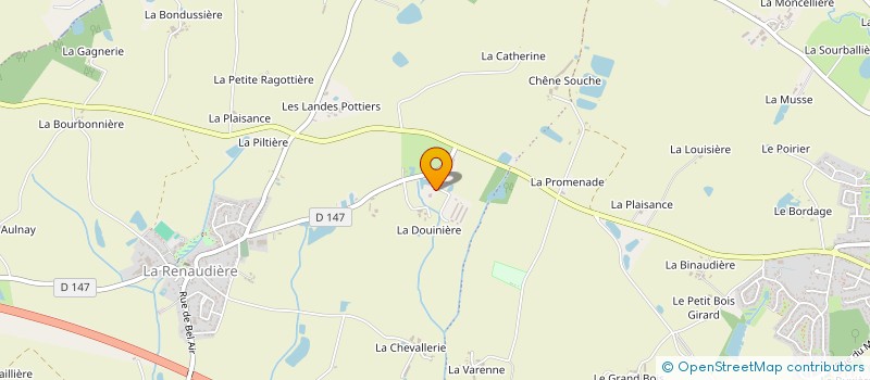 localisation de l'entreprise MONSIEUR ARNAUD GRIFFON  SEVREMOINE