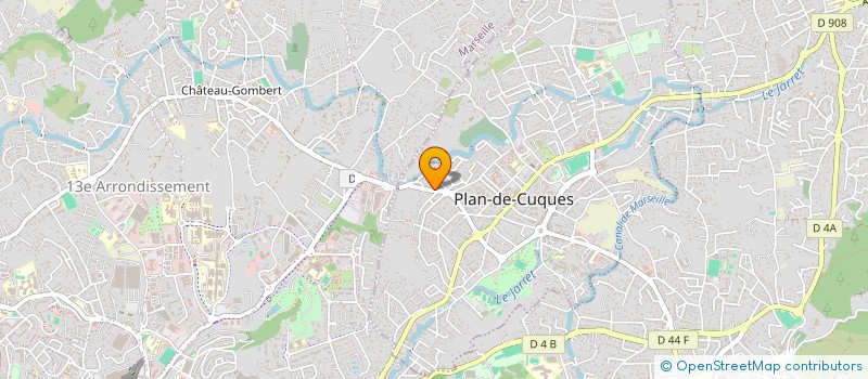 localisation de l'entreprise MONSIEUR ARNAUD GRISETI à PLAN-DE-CUQUES
