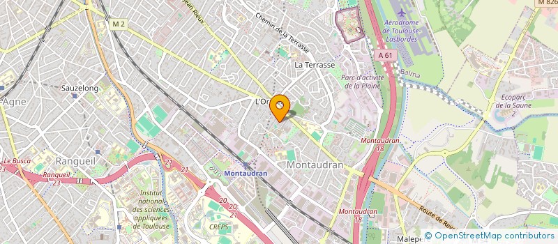 localisation de l'entreprise MONSIEUR ARNAUD GRIZOU à TOULOUSE