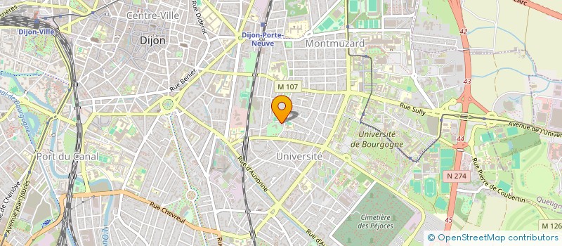 localisation de l'entreprise MONSIEUR ARNAUD GROGNET à DIJON