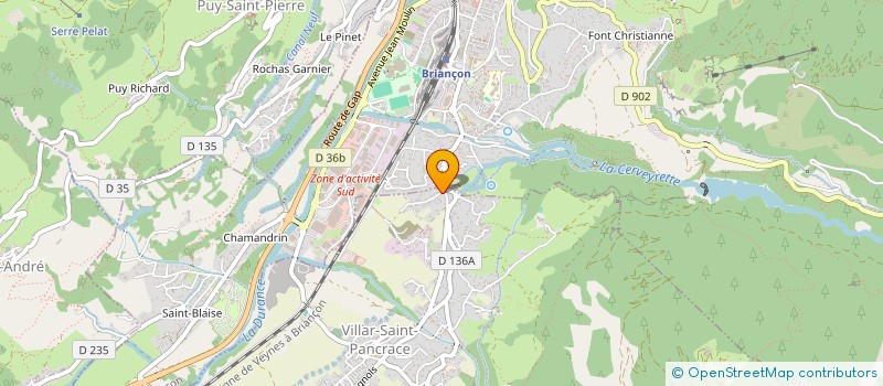 localisation de l'entreprise MONSIEUR ARNAUD GUASCO  VILLAR-SAINT-PANCRACE