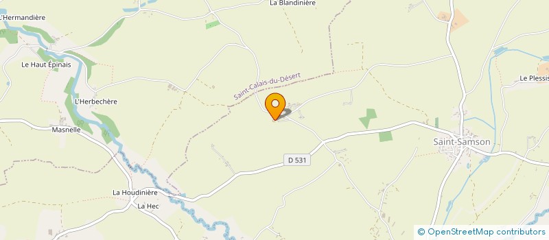 localisation de l'entreprise MONSIEUR ARNAUD GUEDO  LIGNIERES-ORGERES