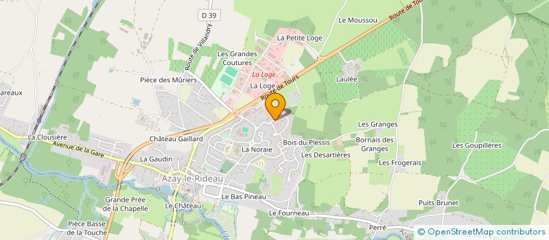 localisation de l'entreprise MONSIEUR ARNAUD GUEGUEN  AZAY-LE-RIDEAU