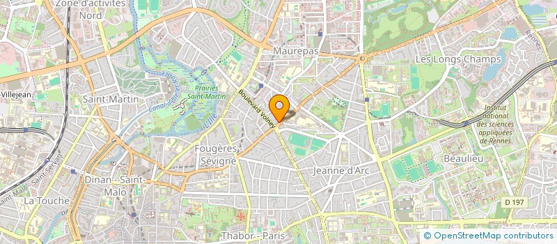 localisation de l'entreprise MONSIEUR ARNAUD GUERNALEC  RENNES