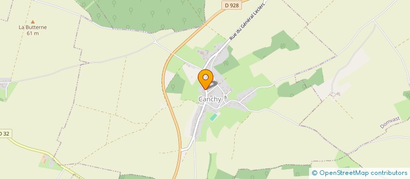 localisation de l'entreprise MONSIEUR ARNAUD GUERVILLE  CANCHY