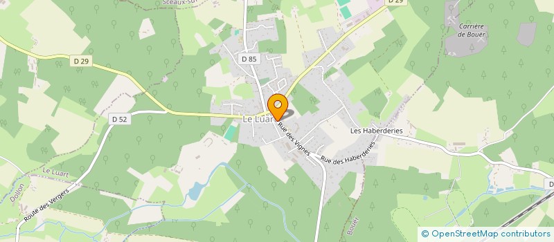 localisation de l'entreprise MONSIEUR ARNAUD GUIBERT  LE LUART