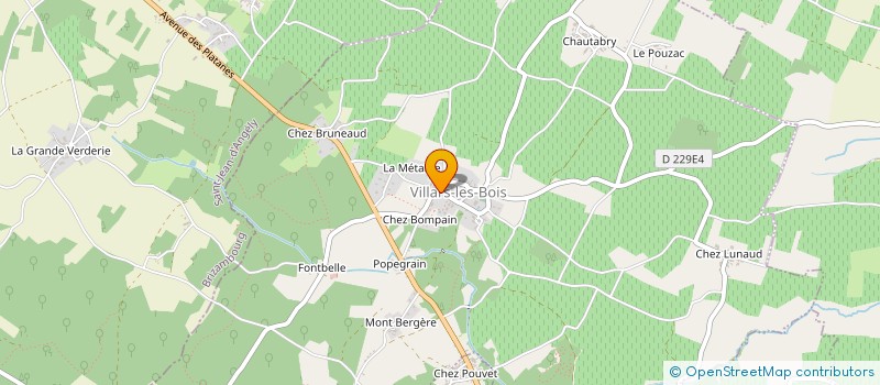 localisation de l'entreprise MONSIEUR ARNAUD GUICHARD  VILLARS-LES-BOIS