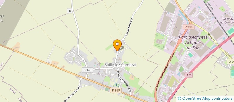 localisation de l'entreprise MONSIEUR ARNAUD GUIDEZ  SAILLY-LEZ-CAMBRAI