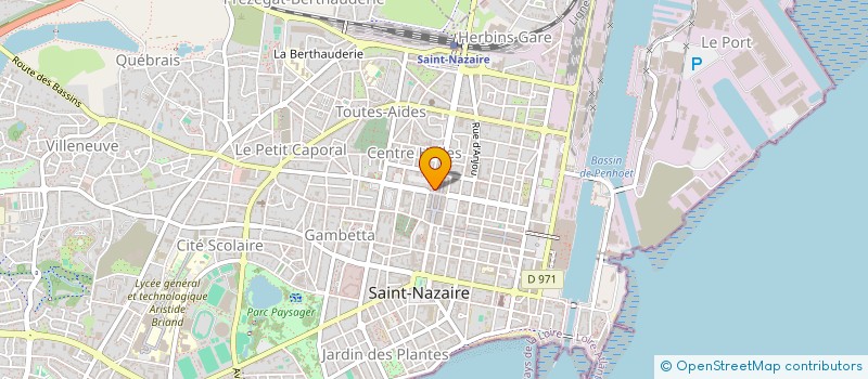 localisation de l'entreprise MONSIEUR ARNAUD GUIGUIN à SAINT-NAZAIRE