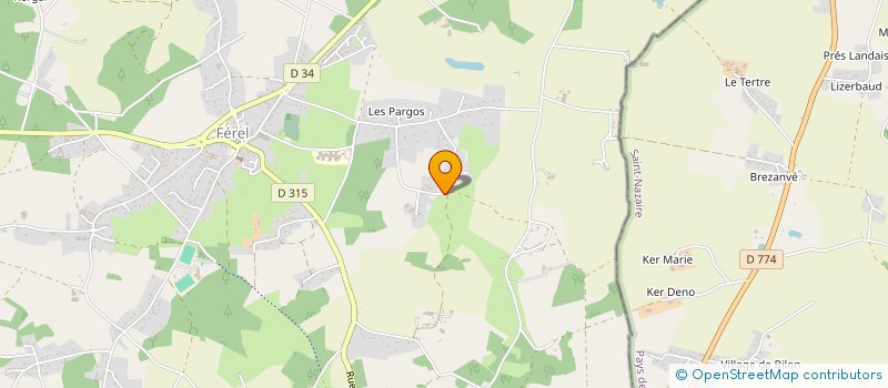 localisation de l'entreprise MONSIEUR ARNAUD GUIHARD  FEREL