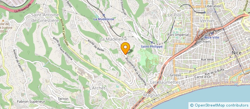 localisation de l'entreprise MONSIEUR ARNAUD GUILLIAMS à NICE