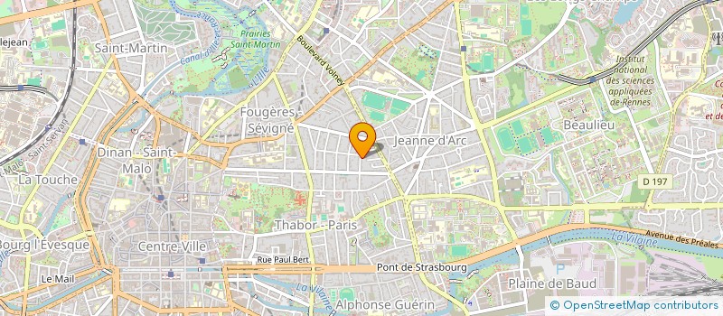 localisation de l'entreprise MONSIEUR ARNAUD GUILLOU  RENNES