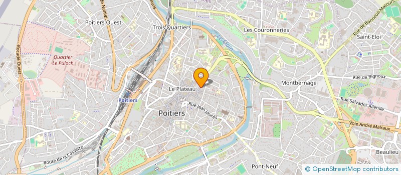 localisation de l'entreprise MONSIEUR ARNAUD GUIRAL DE TRANQUALYE à POITIERS
