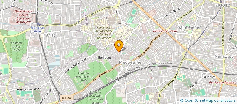 localisation de l'entreprise MONSIEUR ARNAUD GUTIERREZ à BORDEAUX