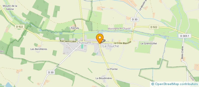 localisation de l'entreprise MONSIEUR ARNAUD GUTIERREZ à CHASSANT