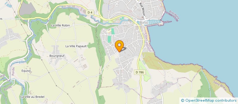 localisation de l'entreprise MONSIEUR ARNAUD GUYOT D'ASNIERES DE SALINS  BINIC-ETABLES-SUR-MER