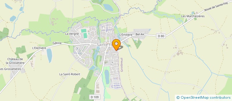 localisation de l'entreprise MONSIEUR ARNAUD HALATRE  SAINTE-FOY