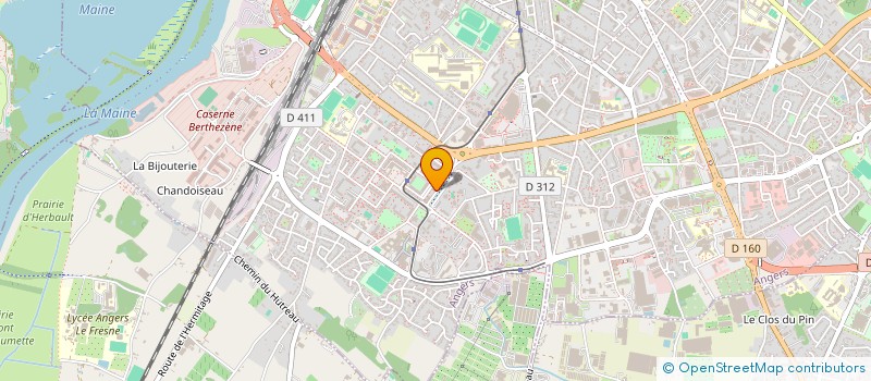 localisation de l'entreprise MONSIEUR ARNAUD HANDORIN à ANGERS