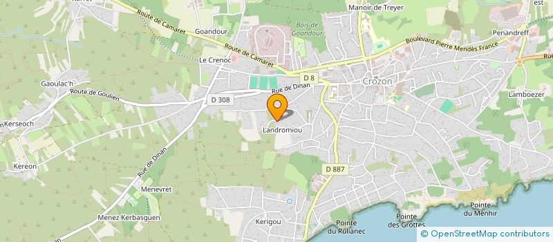 localisation de l'entreprise MONSIEUR ARNAUD HARPAILLE à CROZON
