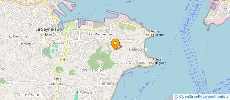 localisation de l'entreprise MONSIEUR ARNAUD HAYE  SIX-FOURS-LES-PLAGES