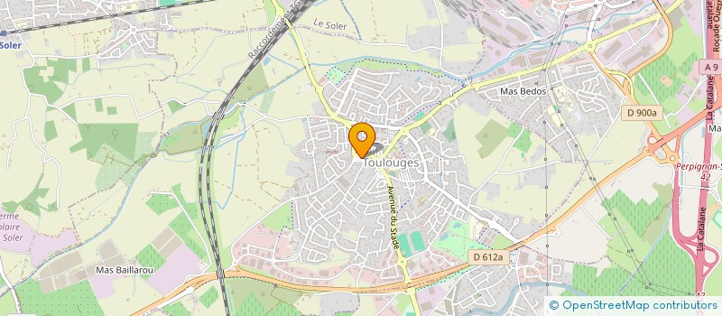 localisation de l'entreprise MONSIEUR ARNAUD HEBERT  TOULOUGES