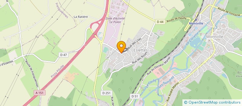 localisation de l'entreprise MONSIEUR ARNAUD HEMERY  ESLETTES