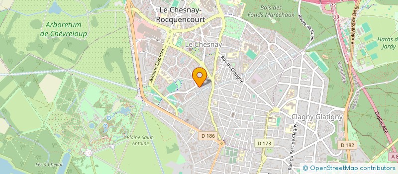 localisation de l'entreprise MONSIEUR ARNAUD HENRY D AUBIGNY D ESMYARDS  LE CHESNAY-ROCQUENCOURT