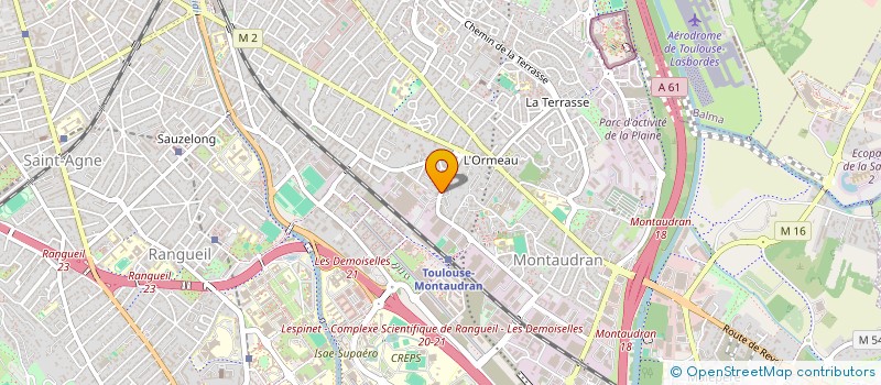 localisation de l'entreprise MONSIEUR ARNAUD HENRY DE VILLENEUVE  TOULOUSE