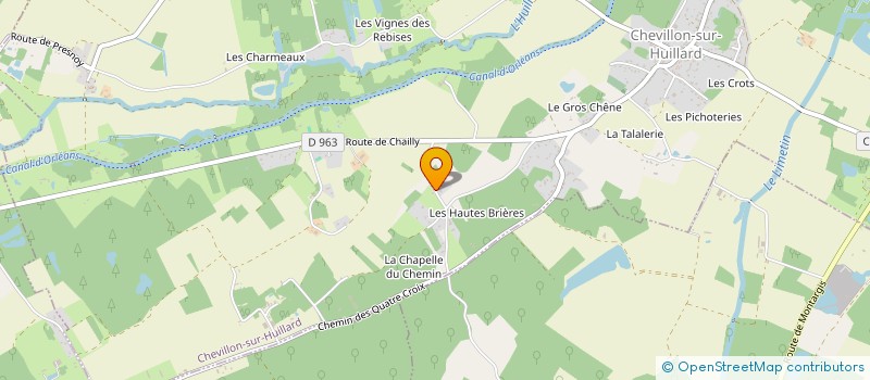 localisation de l'entreprise MONSIEUR ARNAUD HERAUDET à CHEVILLON-SUR-HUILLARD
