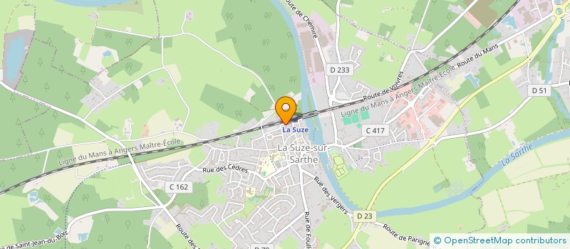 localisation de l'entreprise MONSIEUR ARNAUD HERCE  LA SUZE-SUR-SARTHE