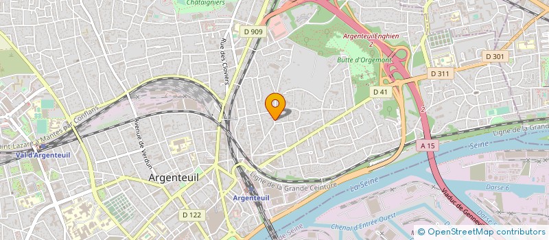 localisation de l'entreprise MONSIEUR ARNAUD HERMANN à ARGENTEUIL