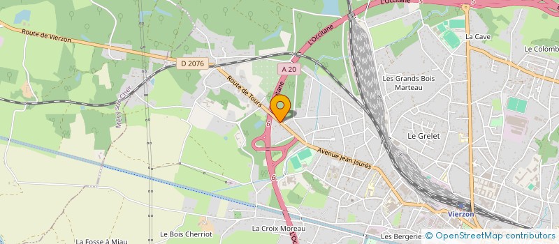 localisation de l'entreprise MONSIEUR ARNAUD HERVE à VIERZON