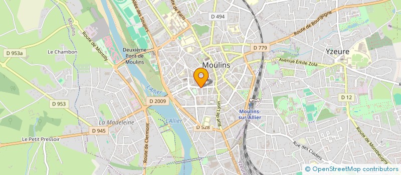 localisation de l'entreprise MONSIEUR ARNAUD HERVIER à MOULINS