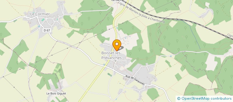 localisation de l'entreprise MONSIEUR ARNAUD HESNART  BOISSET-LES-PREVANCHES