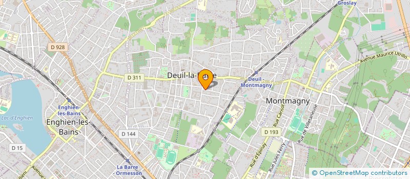 localisation de l'entreprise MONSIEUR ARNAUD HILD  DEUIL-LA-BARRE