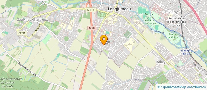 localisation de l'entreprise MONSIEUR ARNAUD HIPPOLYTE à LONGJUMEAU