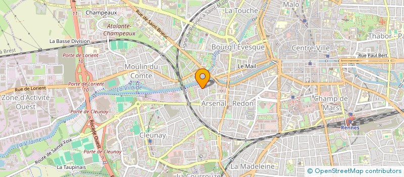 localisation de l'entreprise MONSIEUR ARNAUD HOCHET  RENNES