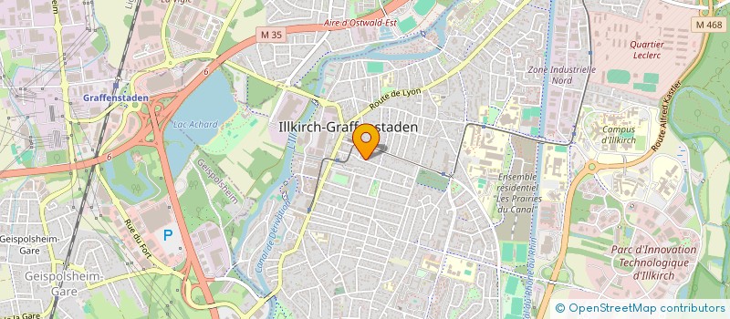 localisation de l'entreprise MONSIEUR ARNAUD HOENNIGE  ILLKIRCH-GRAFFENSTADEN