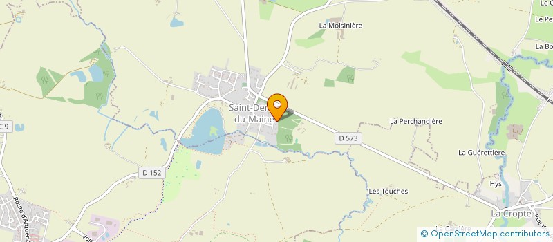 localisation de l'entreprise MONSIEUR ARNAUD HOUDAYER  SAINT-DENIS-DU-MAINE