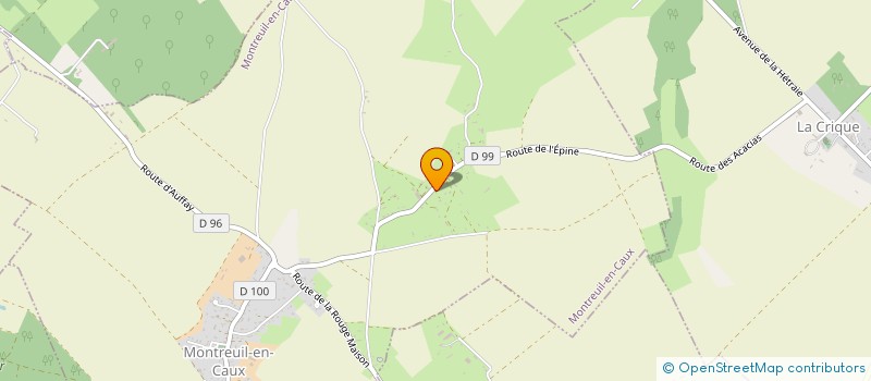 localisation de l'entreprise MONSIEUR ARNAUD HOUISSE  MONTREUIL-EN-CAUX