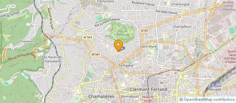 localisation de l'entreprise MONSIEUR ARNAUD HUART à CLERMONT-FERRAND