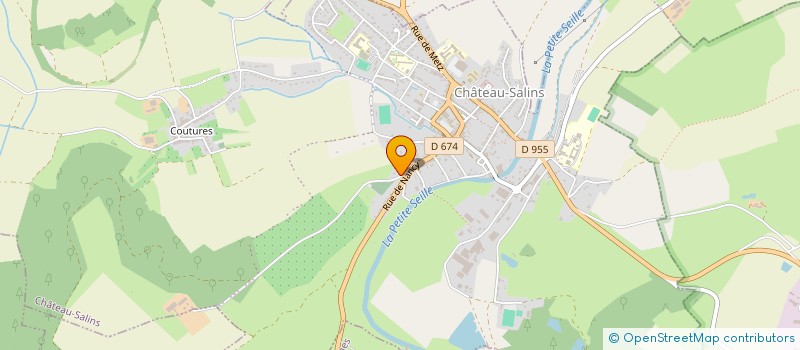 localisation de l'entreprise MONSIEUR ARNAUD HUCHOT  CHATEAU-SALINS