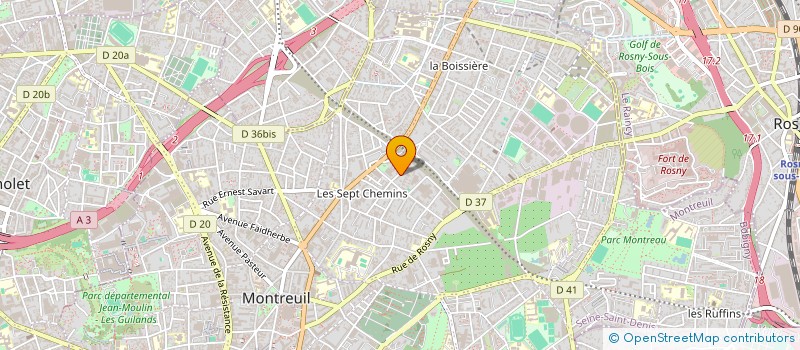 localisation de l'entreprise MONSIEUR ARNAUD HUCK à MONTREUIL