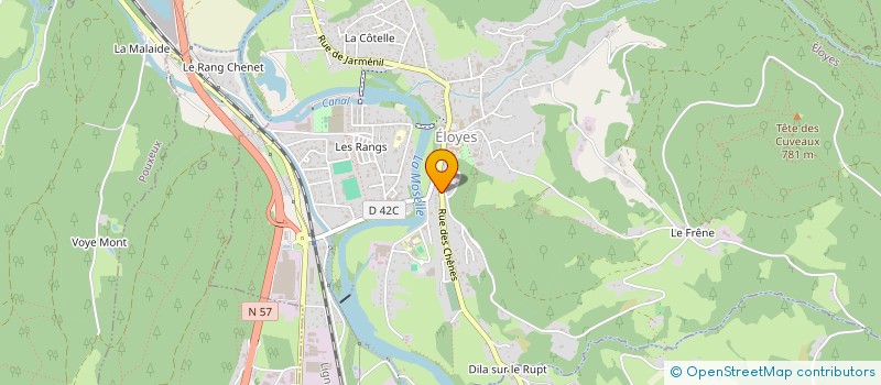 localisation de l'entreprise MONSIEUR ARNAUD HUMBERT  ELOYES