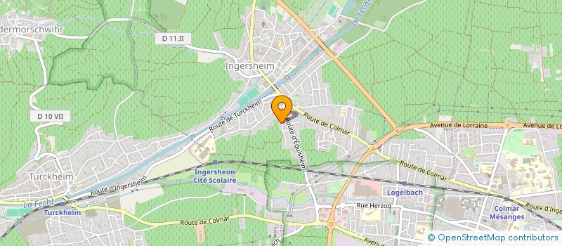 localisation de l'entreprise MONSIEUR ARNAUD HUNTZINGER  INGERSHEIM