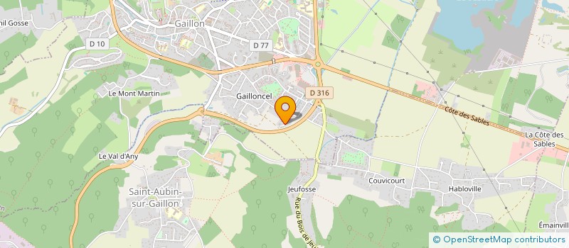 localisation de l'entreprise MONSIEUR ARNAUD HURAULT à GAILLON