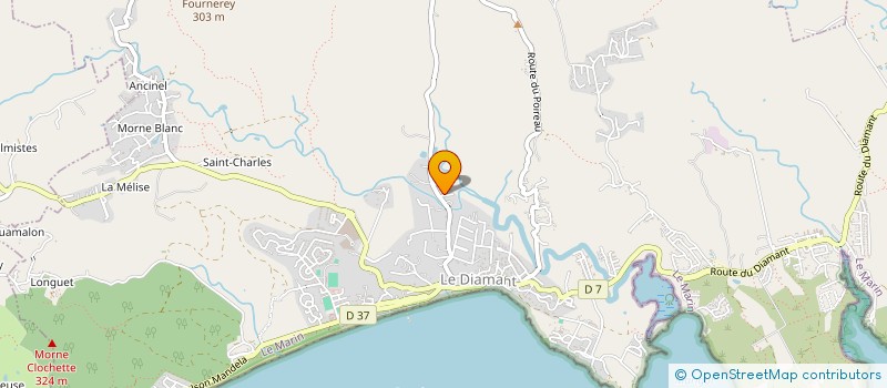 localisation de l'entreprise MONSIEUR ARNAUD HUYGHUES DES ETAGES  LE DIAMANT